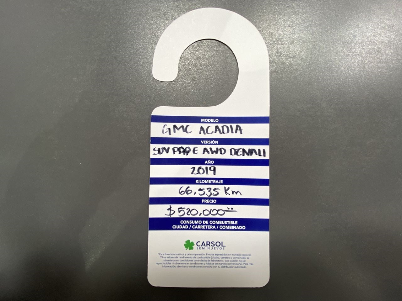 2019 GMC ACADIA SUV PAQ  E AWD DENALI ACADIA SUV PAQ  E AWD DENALI