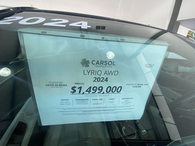 2024 Cadillac LYRIQ PAQ. F AWD LYRIQ PAQ. F AWD