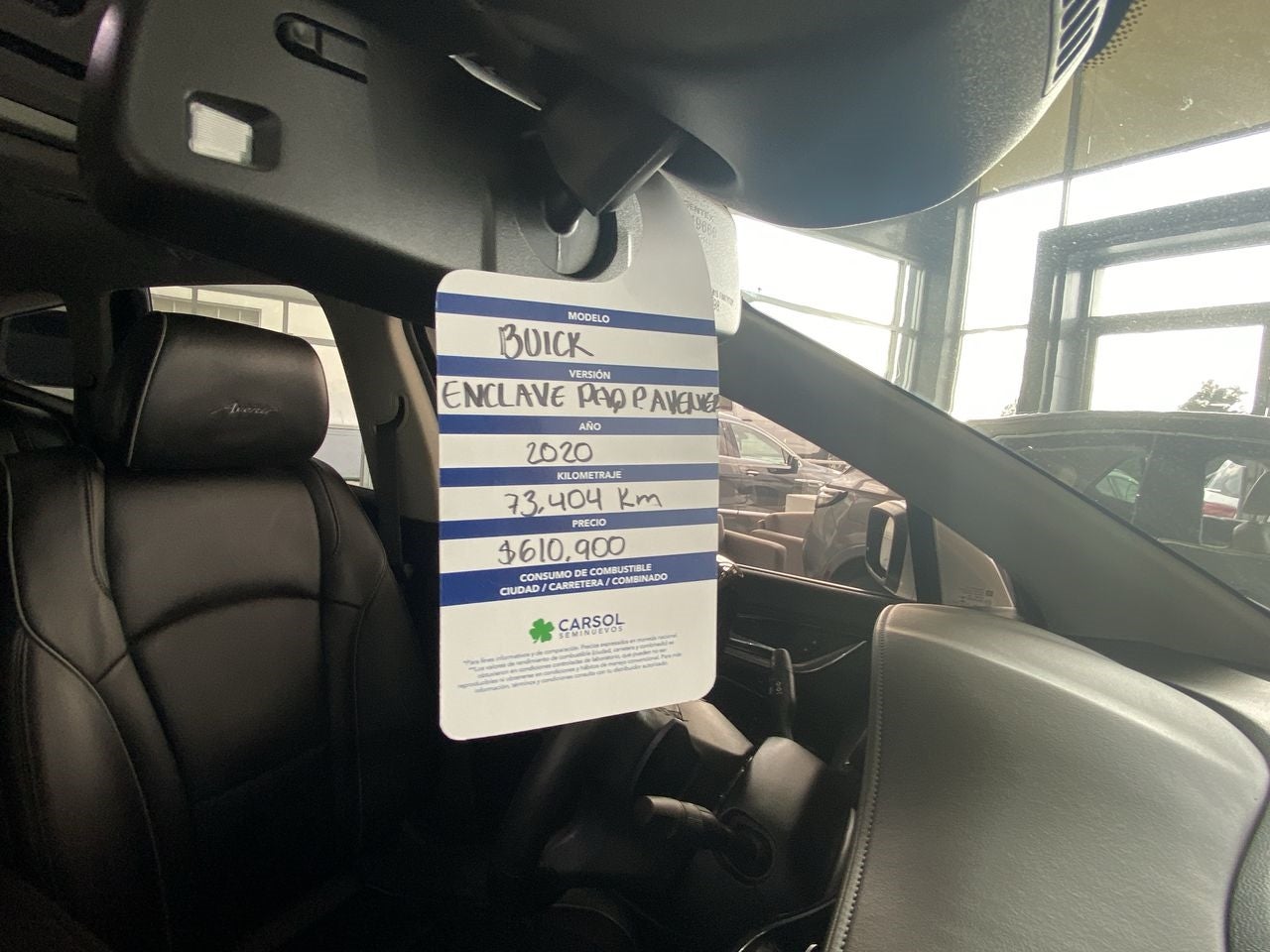 2020 Buick ENCLAVE PAQ P AVENIR ENCLAVE PAQ P AVENIR