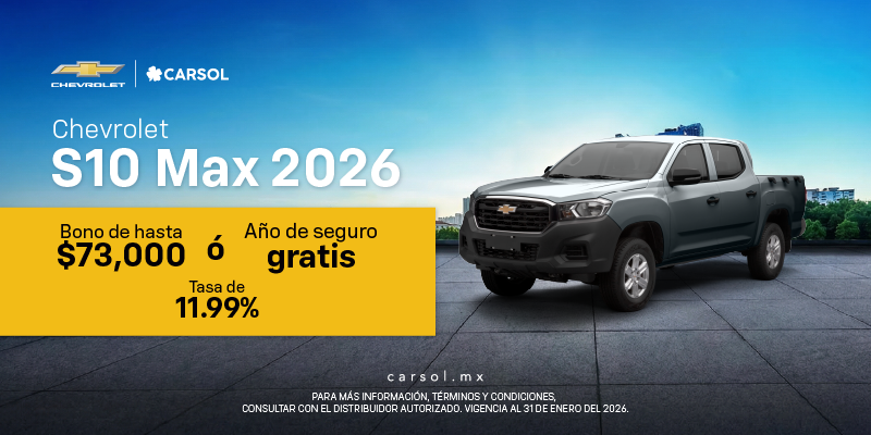 ¡Estrena S10 MAX 2026!